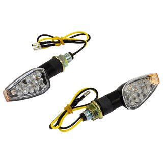 Blinker Paar LED PEAK schwarz E-geprft