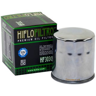 Oilfilter Engine Oil Filter Hiflo chromed HF303C