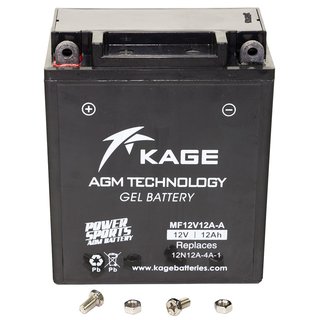 Batterie GEL KAGE YB12A-A YB12A-B