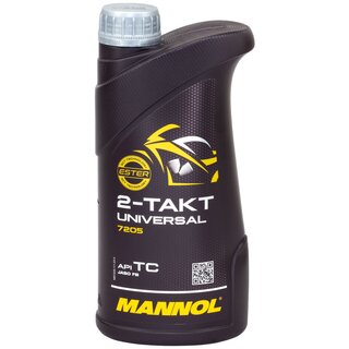 Engineoil Engine oil MANNOL Universal 2-stroke API TC 3 X 1 liter