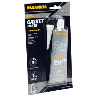 Sealant silicone gasket maker transparent MANNOL 9916 85 g