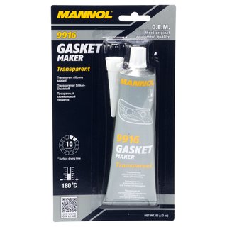 Sealant silicone gasket maker transparent MANNOL 9916 85 g