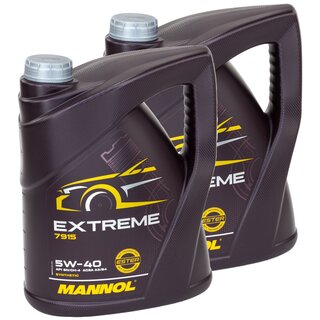 Engineoil Engine oil MANNOL Extreme 5W-40 API SN/CH-4 5 liters +