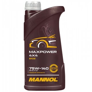 Getriebel Getriebe l MANNOL Maxpower 4x4 75W-140 API GL 5 LS 1 Liter