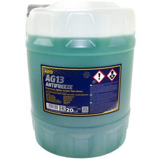 Frost protection MANNOL Hightec Antifreeze -40 C 20 liters green