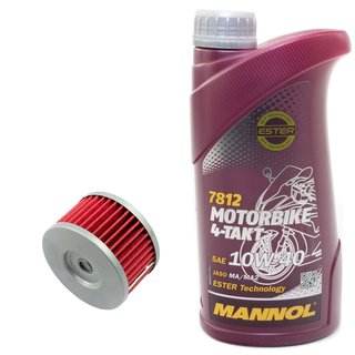 Motorl Set 10W40 1 Liter + lfilter HF137