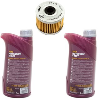 Engineoil set 10W40 2 liters + OilFilter OX410