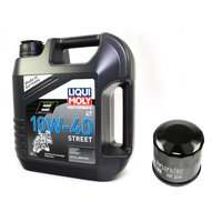 Engineoil set Street 10W40 4 liters + OilFilter HF204