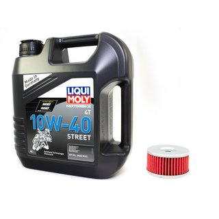 Engineoil set Street 10W40 4 liters + OilFilter KN136