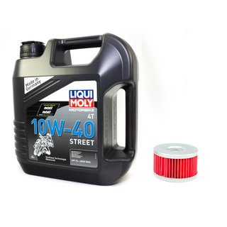 Motorl Set Street 10W40 4 Liter + lfilter MF137