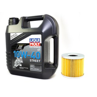 Motorl Set Street 10W40 4 Liter + lfilter MF133