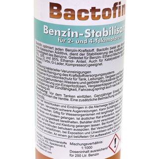 Bactofin Gasoline Stabilizer Tankprotection 2 X 250 ml