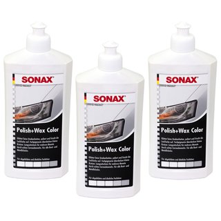 Polish and Wax Color NanoPro white SONAX 1,5 liters
