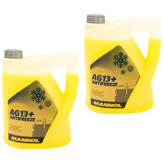 Khlerfrostschutz MANNOL Advanced Antifreeze 2 X 5 Liter Fertiggemisch -40C gelb