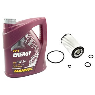 Engine Oil Set 5W-30 4 liters + oil filter SCT SH425P