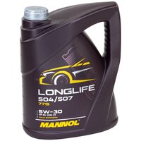 MANNOL 5W30 Longlife API SN 5 Liter