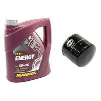 Engine Oil Set 5W-30 5 liters + oil filter SCT SM165