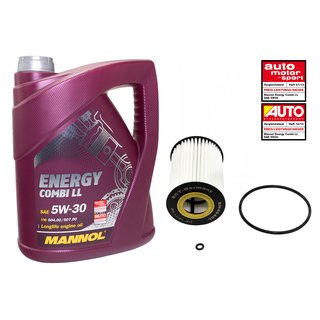 Engine Oil Set 5W-30 5 liters + oil filter SCT SH4045L