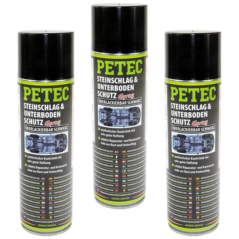 PETEC Steinschlag- & Unterbodenschutz schwarz 3 X 500 ml online i