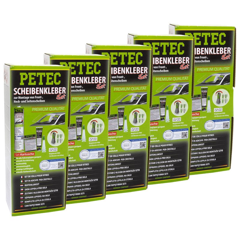 PETEC Scheibenkleber Set Kartusche 5 X 310 ml online im MVH Shop , 99,99 €