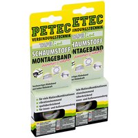 Foammounting tape black PETEC 2 Pieces