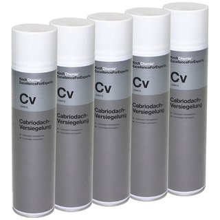 Convertibleroof sealing impregnation spray Koch Chemie 5 X 400 ml