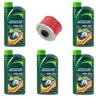 Engineoil set 10W40 5 liters + Oil Filter KN113