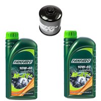 Engineoil set 10W40 2 liters + Oil Filter KN303