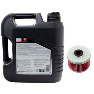 Engineoil set High Perfromance10W30 4 liters + Oil Filter HF113