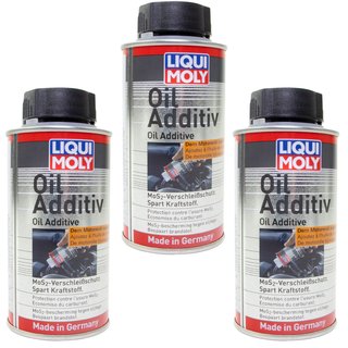 OIL Additive MoS2 Enginewearprotection additive LIQUI MOLY 1011 3x 125 ml