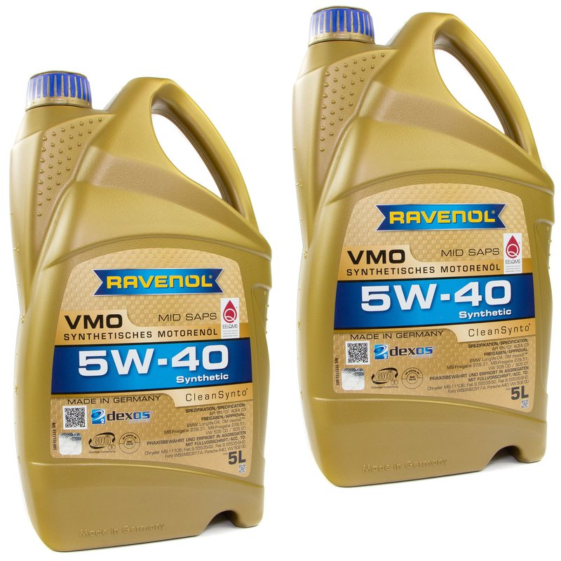 RAVENOL VMO SAE 5W-40 2x 5 Liter online kaufen im MVH Shop, 78,95 €