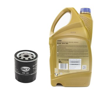 Engineoil set VMP SAE 5W-30 5 liters + Oil Filter SM196