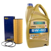 Motorl Set VMO SAE 5W-40 5 Liter + lfilter SH4036P