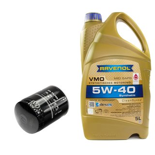 Motorl Set VMO SAE 5W-40 5 Liter + lfilter SM133