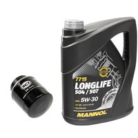 Motorl Set Longlife 5W-30 API SN 5 Liter + lfilter SM5085
