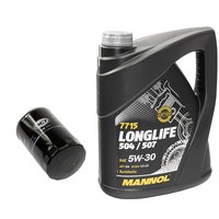 Motorl Set Longlife 5W-30 API SN 5 Liter + lfilter SM111