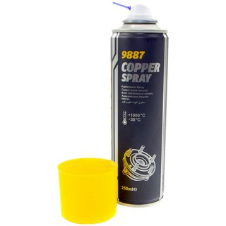 Kupfer Paste Spray Cooper Spray MANNOL 9887 5 X 250 ml