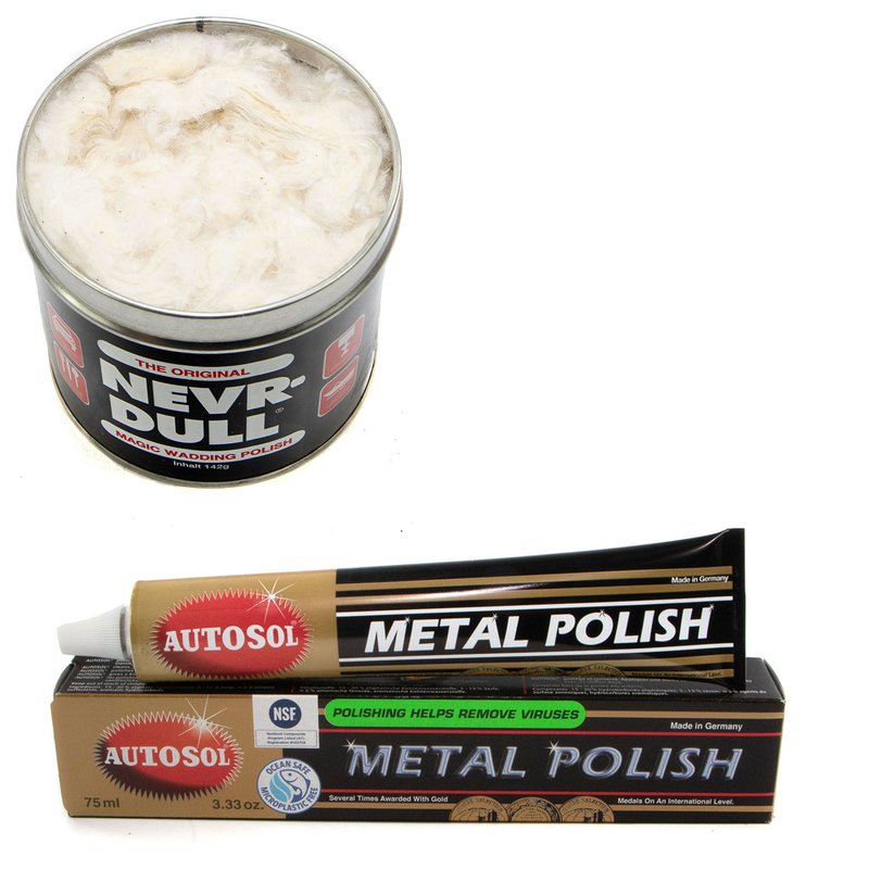 watte polissage nevr dull chrome metaux polish brillant metal
