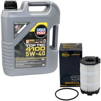 Engineoil set Top Tec 4100 5W-40 5 liters + Oil Filter...