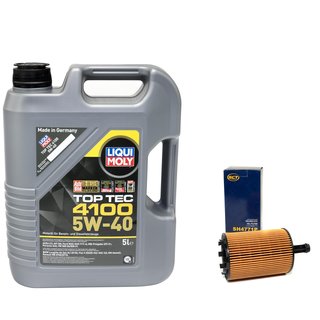 Motorl Set Top Tec 4100 5W-40 5 Liter + lfilter SH4771P