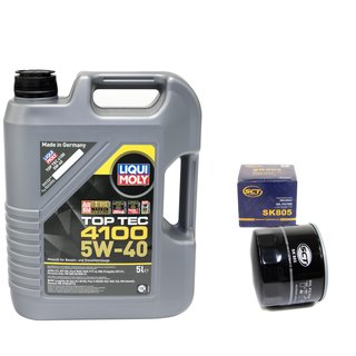 Motorl Set Top Tec 4100 5W-40 5 Liter + lfilter SK805