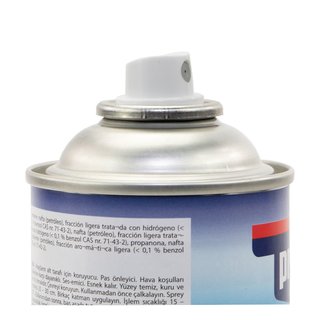 Underbody protection stone chip protection bitumen spray black Presto 306017 500 ml