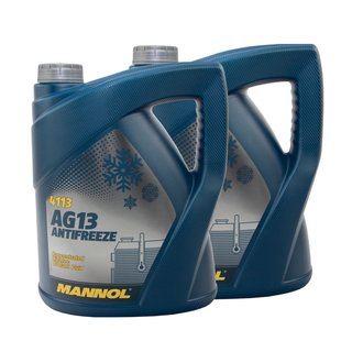 Khlerfrostschutz Konzentrat MANNOL AG13 -40C 2 X 5 Liter grn