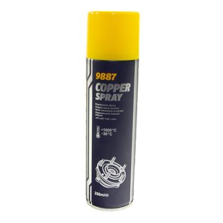 Copper Paste Spray Cooper Spray MANNOL 9887 4 X 250 ml with pistolgrip
