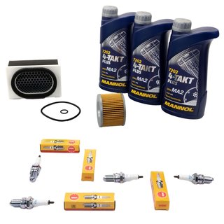 Maintenance package oil 3L + air filter + oil filter + spark plug