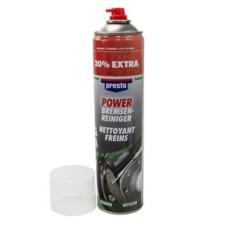 Brake Cleaner Power Parts Cleaner Spray Presto 307287 6 X 600 ml with pistolgrip