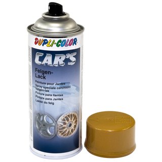 Rim wheel paint spray Cars Dupli Color 385902 Gold 3 X 400 ml with pistolgrip