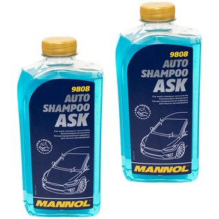 Car Shampoo 9808 ASK Car Wash MANNOL 2 X 1 liter