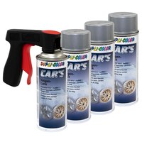 Felgenlack Lack Spray Cars Dupli Color 385919 Silber 4 X...
