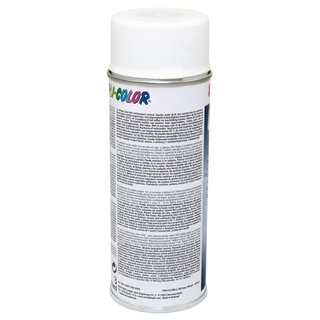 Spraypaint spraycan spraypaint Cars Dupli Color 651953 white matt 2 X 400 ml with Pistolgrip